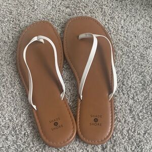 Shade and Shore flip flops. Size 9 . New